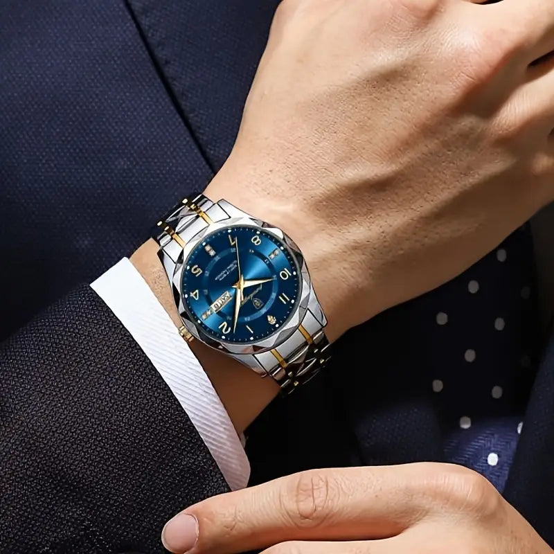 Herren Luxus Leuchtende Quarz Uhr - Die Neue Business Casual Uhr der