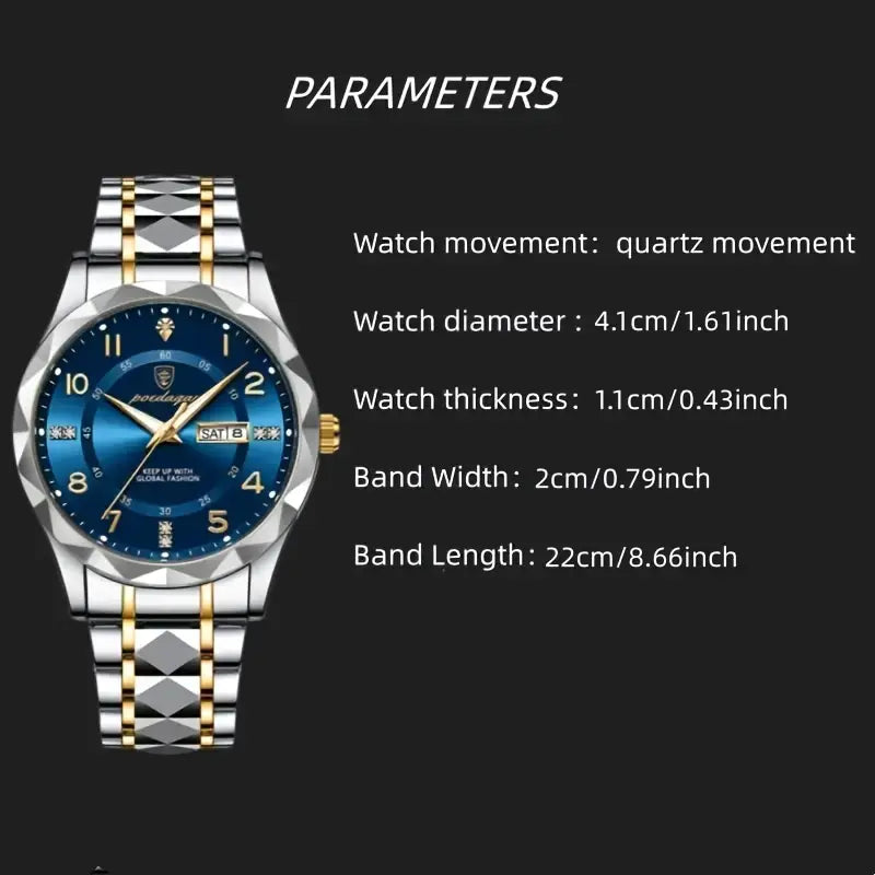 Herren Luxus Leuchtende Quarz Uhr - Die Neue Business Casual Uhr der